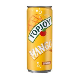   Topjoy Szénsavas Mangó ízű fémdobozos üdítőital - 330Ml