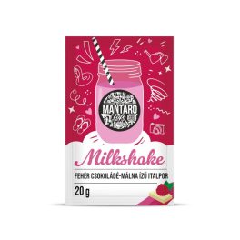   Mantaro Milkshake Fehér csokoládé-málna ízű italpor - 20g