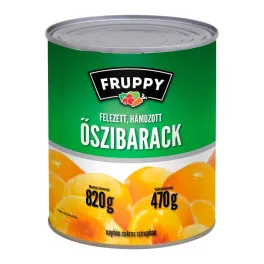 Fruppy Őszibarackbefőtt felezett - 820g