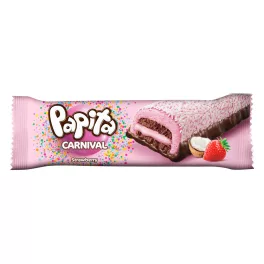 Sölen Papita Carnival szelet epres krémmel - 36g