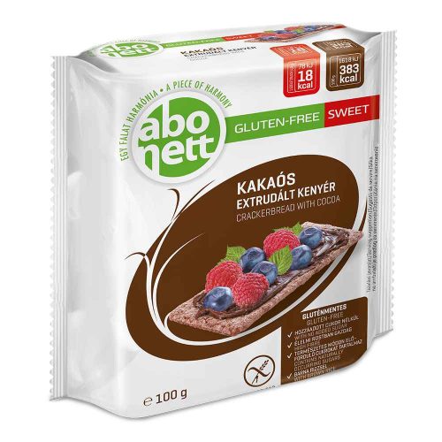 Abonett kakós extrudált kenyér (gluténmentes) - 100g