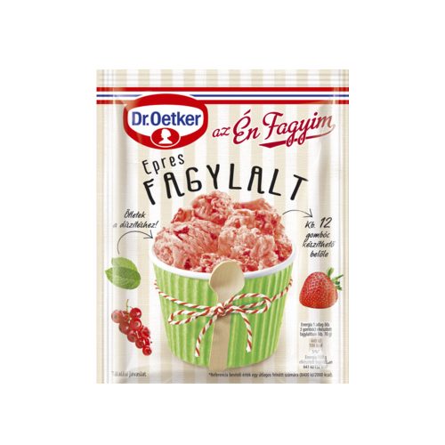 Dr.Oetker epres fagylaltpor - 78g