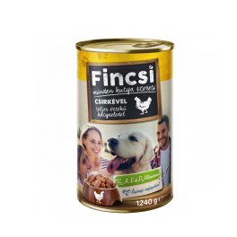 Fincsi nedves kutyaeledel csirke 1240 g