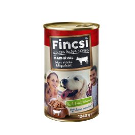 Fincsi nedves kutyaeledel marha - 1240g