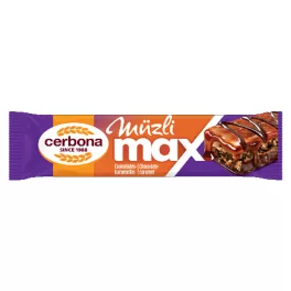   Cerbona csokoládés müzliszelet sós karamella réteggel - 30g