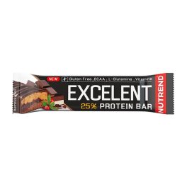   Nutrend Excelent csokoládé-nugát ízű fehérje szelet - 85g