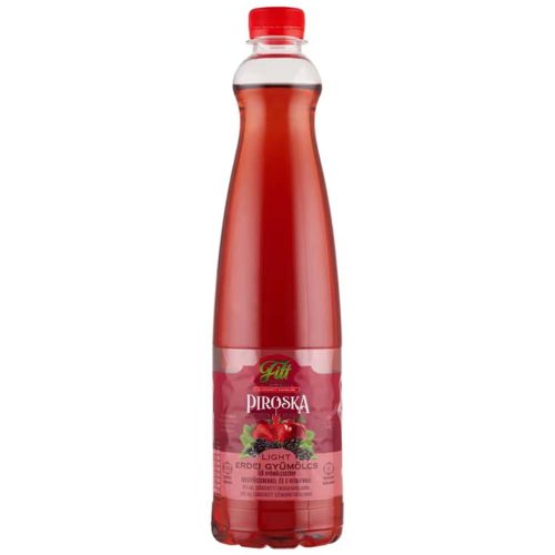 Piroska Fitt Light erdei vegyes gyümölcs ízű gyümölcsszörp - 700ml