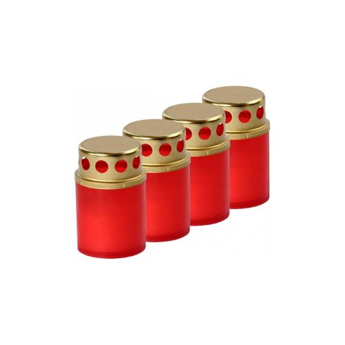 Műanyag mécses fém fedéllel - 80mm (LABD)