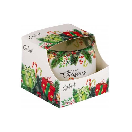 Illatmécses üveges Girland - Bourbon-tök-brulee illatú IL5