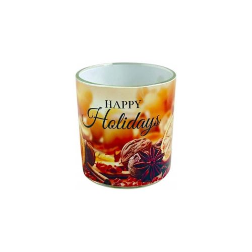 Happy holiday üveges illatmécses forralt bor illatú (RÓMA )