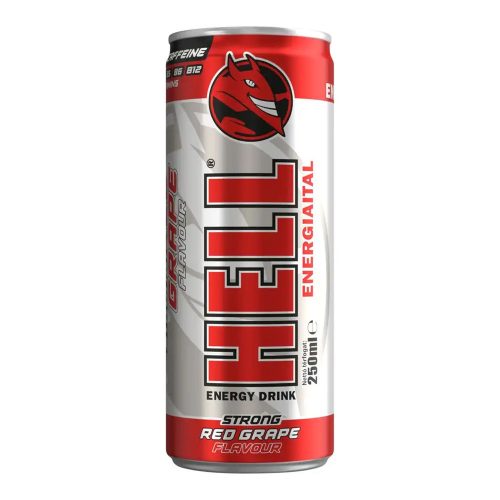 Hell Strong szőlő dobozos energiaital - 250 ml
