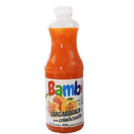 Bambi light sárgabarack ízű gyümölcsszörp - 1000ml