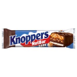   Knoppers Nutbar Dark nugátkrémmel töltött étcsokoládés ostya-40g