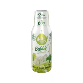   FruttaMax Bubble12 bodza-lime-menta ízű gyümölcsszörp - 500 ml
