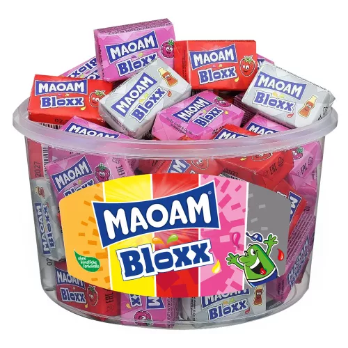 Maoam Bloxx olvadócukor kördobozos - 22 g