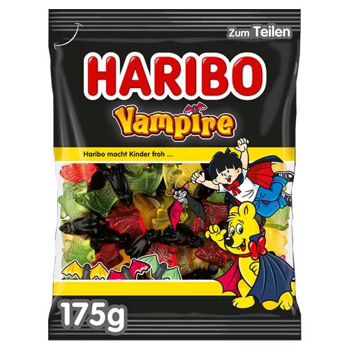 Haribo Vampire gyümölcsízű gumicukorka medvecukorral - 175 g
