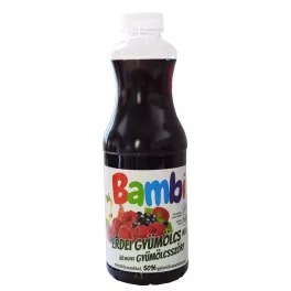 Bambi light erdeigyümölcs ízű gyümölcsszörp - 1000ml