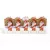 Lindt Santa Claus mini mikulás tejcsokoládé figura (5x10g) - 50g
