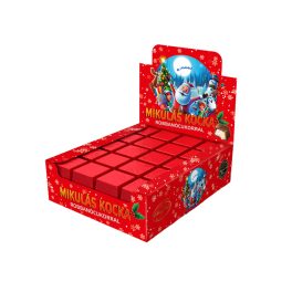   Chocofive Mikulás robbanócukros krémmel töltött tejcsokoládé kocka -12,5g