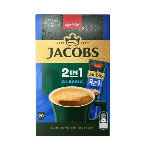 Jacobs 2in1 instant kávé dobozos - (20 x 12,4 g) - 248g