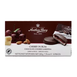   Anthon Berg Cherry in Rum marcipán csokoládé bevonattal - 220g