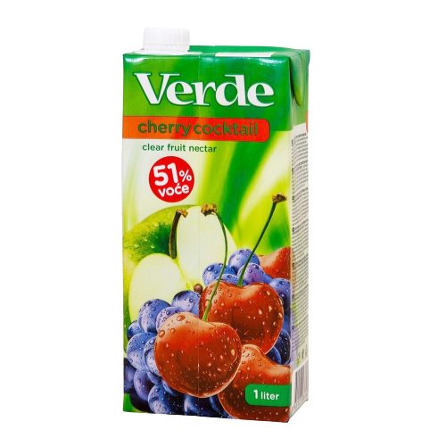 Verde alma-meggy-szőlő nektár 51% - 1 l