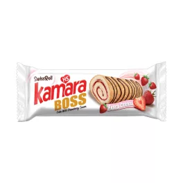 Kamara Boss vaníliás-epres töltött piskótarolád - 28g