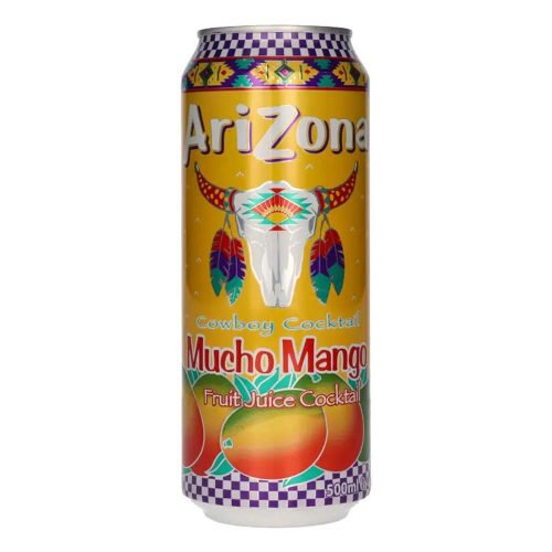 AriZona Mucho Mango mangó ízű üdítőital fémdobozos - 500 ml