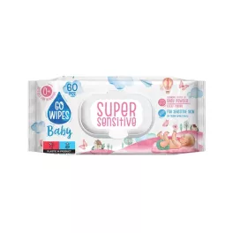   GOWIPES Baby Super sensitive Flip-Top nedves törlőkendő - 60db