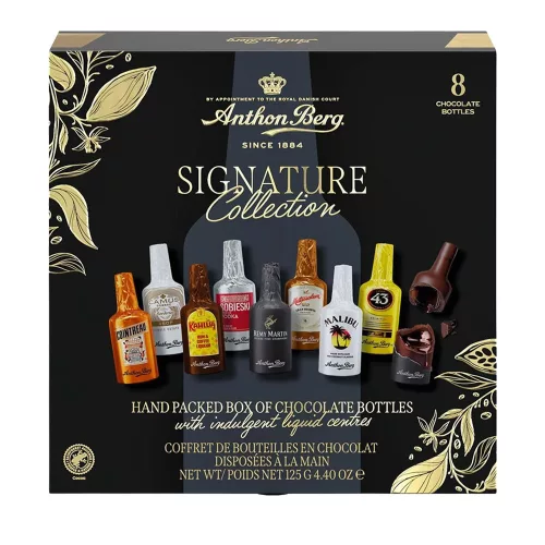 Anthon Berg Liqueurs alkoholos csokoládépalack 8 db - 125g