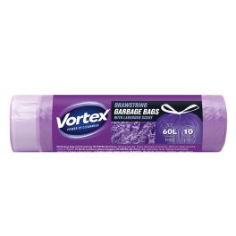   VORTEX Szemeteszsák 60 Literes, húzószáras levendulás - 10db