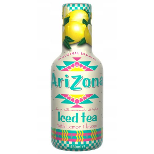 AriZona fekete tea citrom PET - 450 ml