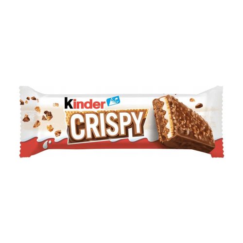 Kinder Crispy tejcsokoládéval bevont ropogós ostya töltelékkel - 34g