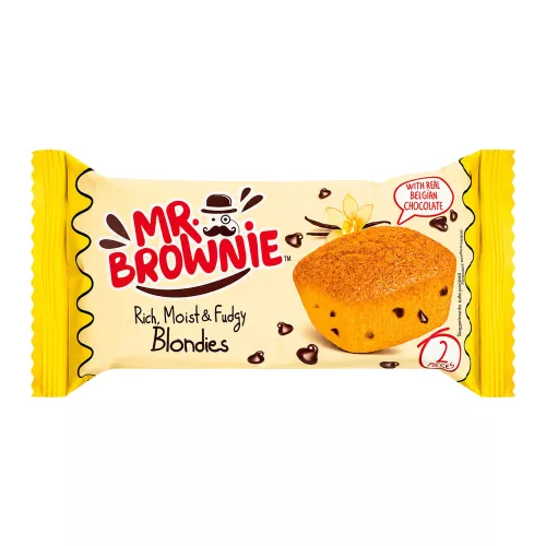 Mr. Brownie blondies belga csokoládé darabokkal - 50g