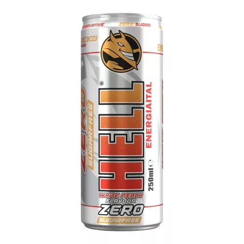 HELL energiaital zero white peach - 250ml
