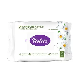 Violeta nedves toalettpapír, kamilla - 40db