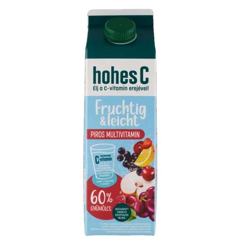 HohesC Fruchtig & Leicht Piros Multivitamin 60% - 1000ml