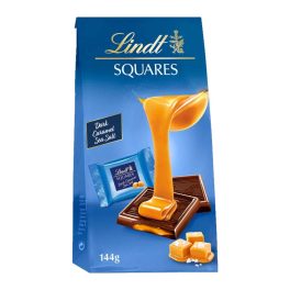   Lindt Squares étcsokoládé sós karamella töltelékkel - 144g