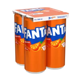 Fanta Narancs szénsavas üdítőital - 4x330ml
