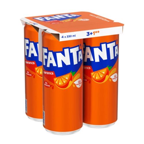 FANTA narancs dobozos - 4x330 ml