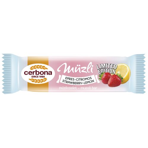 Cerbona epres-citromos müzliszelet - 20g