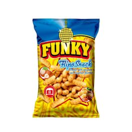 Fripsy Funky Földimogyorós és mogyorós ízű snack - 80g