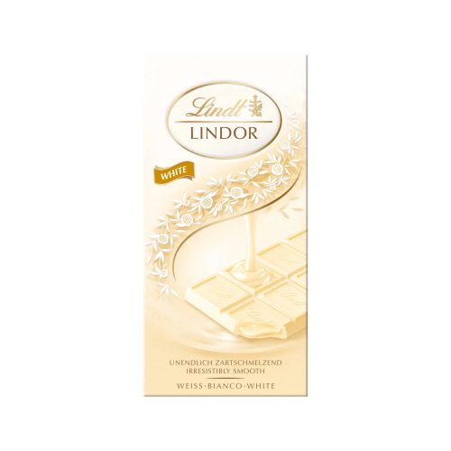 Lindor White táblás fehércsokoládé - 100g