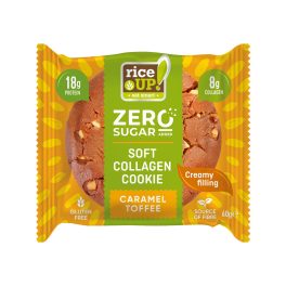 Rice UP Zéro Kollagén, protein keksz Karamell ízű - 60g