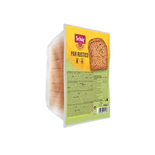 Schär Pan Rustico gluténmentes, laktózmetnes kenyér - 250g