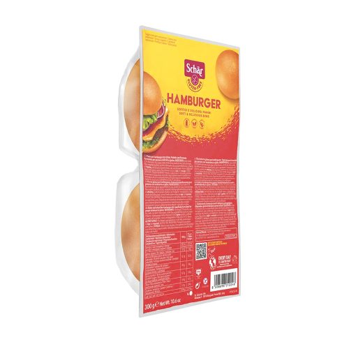 Schär gluténmentes, laktózmentes hamburgerzsemle - 300g