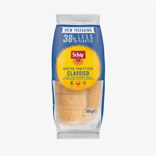 Schär gluténmentes, laktózmentes szeletelt fehérkenyér - 300g