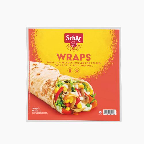 Schär gluténmentes, laktózmentes wraps tortilla lap - 160g