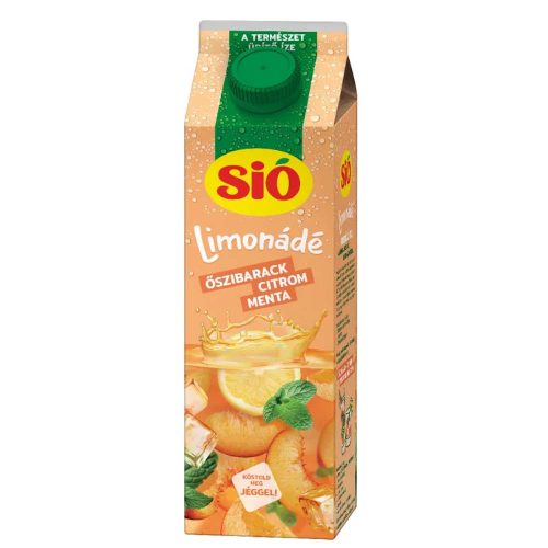 Sió Limonádé Őszibarack-Citrom-Menta 6% - 1L