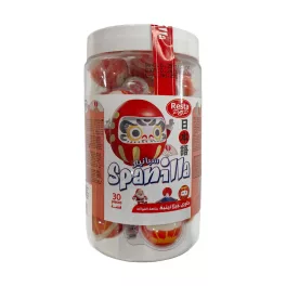   Spanilla szerencsebaba gyümölcs ízű töltött zselégolyó - 10 g